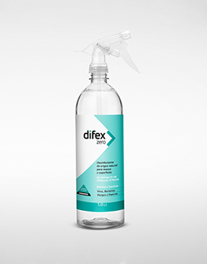 Sanitizante Orgánico I Difex Zero 1LT Atomizador Trigger